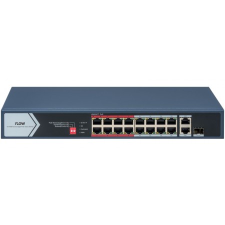 iFLOW F-SW-EU418POE-V/L Неуправляемый коммутатор 301803328 iFLOW F-SW-EU418POE-V/L Неуправляемый коммутатор 301803328